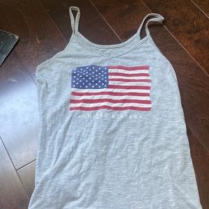 united states American flag tank top